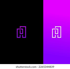 A, HA, AH Letter Logo Vector Template Abstract Monogram Symbol 