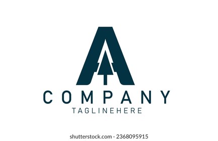 A, Carta, Monograma, Comunicación, Negocios, Online, tienda, logotipo, diseño, inspiración. moderno, bolsa de logotipo, en línea, clic. plantilla de ilustración de diseño, en línea, tienda, logotipo, icono, venta, vector, bolsa, compu