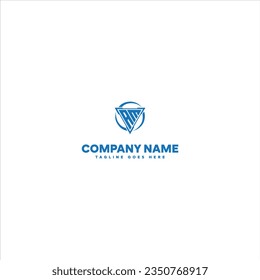 A, AM monogram logo letters.