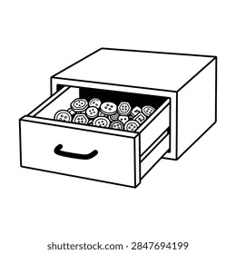 ['A simple line drawing