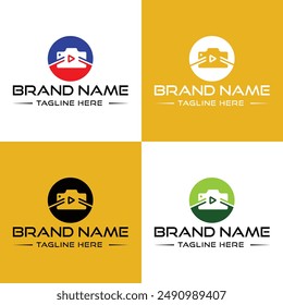 "A sleek camera logo featuring a stylized lens, symbolizing creativity and precision. Its clean lines and modern design convey professionalism, perfect for photography, media, and creative industries.