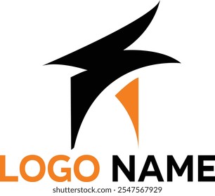 "Um design de logotipo moderno e elegante com as letras em negrito 'XG' em um estilo abstrato e geométrico. O logotipo combina cores pretas e laranja, com bordas afiadas e uma abordagem minimalista, perfeito para a tecnologia, b