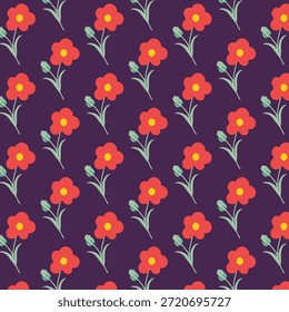 "Ein atemberaubendes nahtloses Blumenmuster mit handgezeichneten botanischen Elementen und lebendigen Blüten. Perfekt für Textilien, Tapeten und elegante Verpackungen, bringt dieses hochwertige Design eine frische, organische und zeitlose Ästhetik in jedes kreative Projekt."
