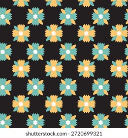 "A stunning seamless floral pattern featuring hand-drawn botanical elements and vibrant blooms. Perfect for textiles, wallpapers, and elegant packaging, this high-quality design brings a fresh, organic, and timeless aesthetic to any creative project."
