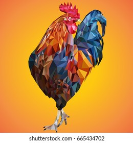 .A triangular cock. Symbol of the year 2017