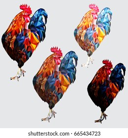 .A triangular cock. Symbol of the year 2017