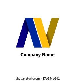 "A" and "V" Combination word letter