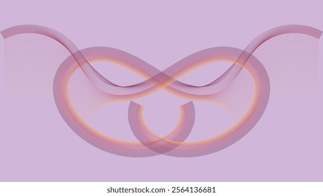 "A visually captivating abstract composition featuring symmetrical flowing lines and gradients. Perfect for modern designs, backgrounds, and artistic projects.