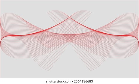 "A visually captivating abstract composition featuring symmetrical flowing lines and gradients. Perfect for modern designs, backgrounds, and artistic projects.