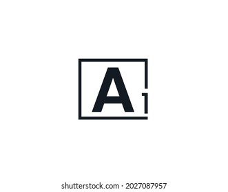 A1 1a Initial Letter Logo Stock Vector (Royalty Free) 2027087957 ...