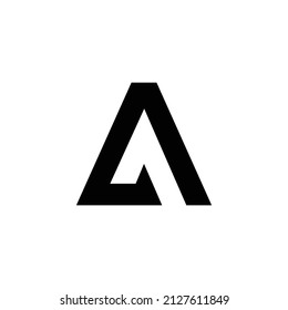 A1 branding negative space logo design