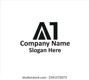 Plantilla de diseño de logotipo de carta A1