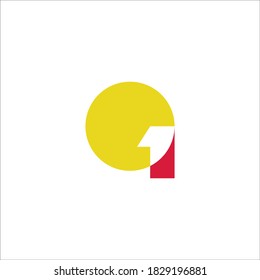 A1 logo design vector sign