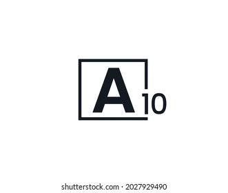 A10, 10A Logo de la letra inicial