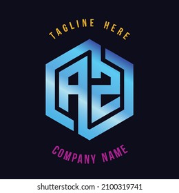 A2 lettering logo is simple, easy to understand and authoritative