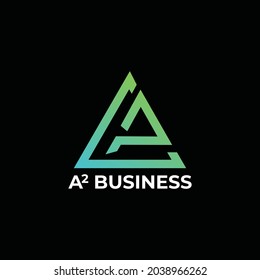 A2 symbol and logo type vector