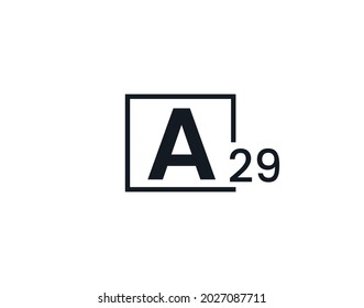 A29, 29A Initial letter logo