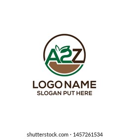 A2Z Letter logo design for use landscape
