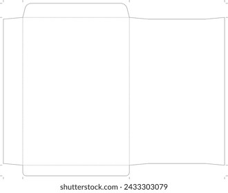 A3 Envelope Die cut file