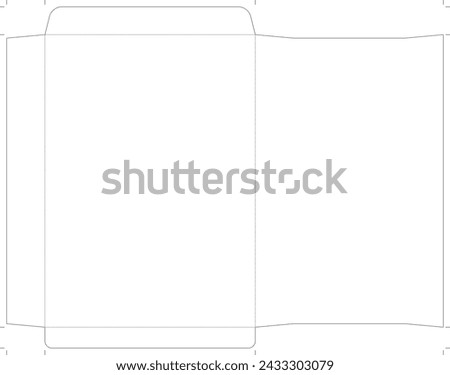 A3 Envelope Die cut file