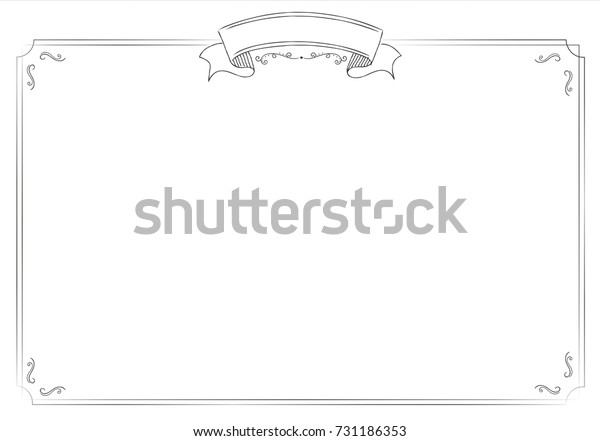 A3 International Paper Size Classic White Stock Vector Royalty