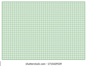 graph paper a4 green line 100 stock illustration 1720372075 shutterstock