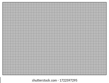 A3 size graph paper used in learning drawing.