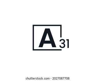 A31, 31A Logo de la letra inicial