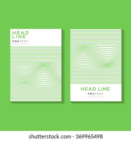 A4 / A3 Format Poster Minimal Abstract Pantone Colour Geometric Line Design, EPS 10 Stock Vector illustration
