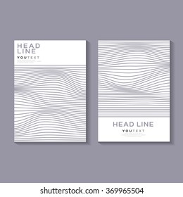 A4 / A3 Format Poster Minimal Abstract Pantone Colour Geometric Line Design, EPS 10 Stock Vector illustration

