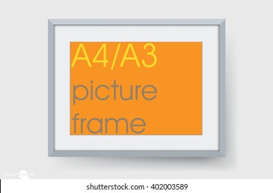 A4 / A3 picture frame and photo frame