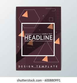 A4 Abstract Brochure Background design, Template Flyer Layout, Vector illustration