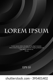 A4 abstract circles background for text