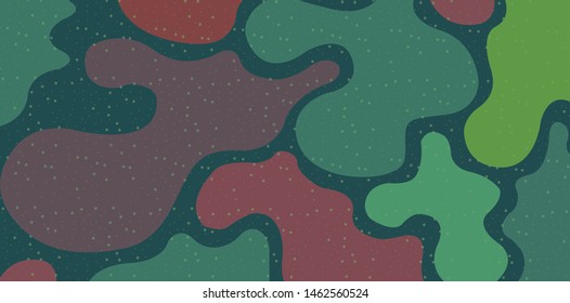 A4 abstract color 3d paper art illustration set. Contrast colors. Vector design layout for banners presentations, flyers, posters and invitations.