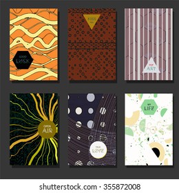 a4 artistic vector cover design annual statement vector template booklet advertising presentations brochure magazine hand drawn pile of aesthetic poster vector scene marriage bridal married birthday a