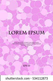 A4 background with bubbles for text
