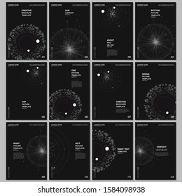 A4 brochure layout of covers design templates for flyer leaflet, A4 brochure design, report, presentation, magazine cover, book design. Medical pharmacy, science research, medical technology concept.