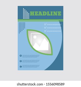 A4 brochure for your design eps 10 vector