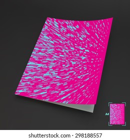 A4 Business Blank. Abstract Background. Vector Illustration. Can Be Used For Advertising, Marketing, Presentation.