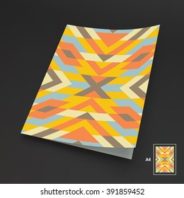 A4 Business Blank. Abstract Vector Illustration. Can Be Used For Advertising, Marketing, Presentation.