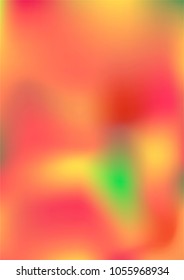 A4 Classy, Stylish, Modern and Fashionable Green, Orange, Yellow and Red Gradient Background