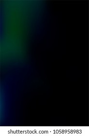 A4 Classy, Stylish, Modern and Fashionable Green, Dark and Blue Gradient Background