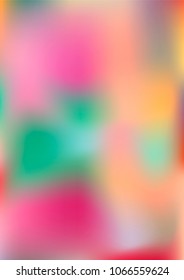 A4 Classy, Stylish, Modern and Fashionable Green, Yellow, Pink, Violet, Red and Blue Gradient Background