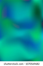 A4 Classy, Stylish, Modern and Fashionable Blue, Green and Yellow Gradient Background