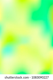 A4 Classy, Stylish, Modern and Fashionable Green Yellow and Blue Gradient Background