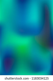 A4 Classy, Stylish, Modern and Fashionable Blue, Green and Yellow Gradient Background