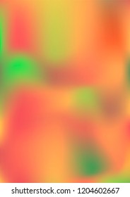 A4 Classy, Stylish, Modern and Fashionable Green, Orange, Yellow and Red Gradient Background