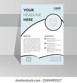 a4 clean modern business flyer template, creative color white background corporate flyer design layout, nice vector illustration idea, advertising flyer inspiration.