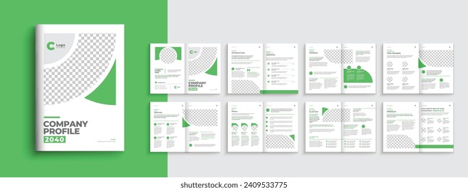 A4 company profile business brochure template layout design, Corporate creative brochure layout design