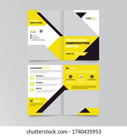 A4 Construction tools cover template for a report and brochure design, flyer, Cover, leaflets decoration for printing and presentation vector illustration Template